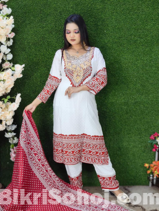 রেডিমেড গাড়ারা থ্রি পিস